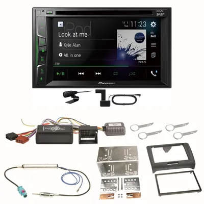 Produktbild von Pioneer AVH-A3200DAB Bluetooth Digitalradio CD MP3 Einbauset für Audi TT 8J