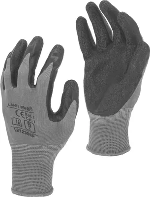 Immagine prodotto di Latexhandschuhe Grau-Schwarz L212311P, 12 Paar, "11", Ce, Lahti