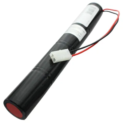 Zdjęcie produktu dla Akumulator do oświetlenia awaryjnego NiCd 4.8V 4500mAh L1x4 Mono D z kablem i wtyczką zastępuje ELUBAT swiss REF:275599, D-D4500BT x 4-JST/LF