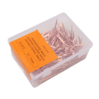 Obrázok produktu pre 250 ks podkovových klincov, pokovených meďou, nerezových, jazdecké potreby, potreby pre domáce zvieratá, 51 mm, E5