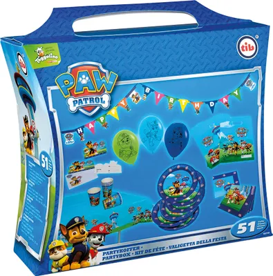 Produktbild von Paw Patrol - Party-Koffer für 6 Personen - Jungs