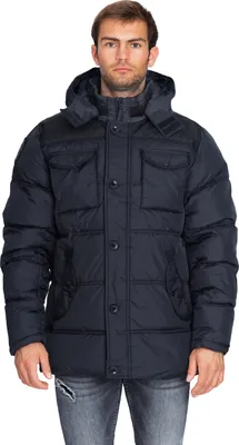 Immagine prodotto di Lonsdale Uomo Giacca invernale con cappuccio DARREN, Colore:nero, Taglia:M