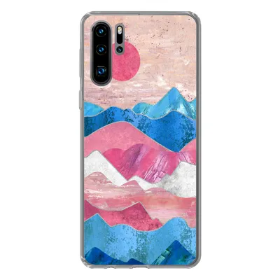 Produktbild von MuchoWow® Handyhülle Schutzhülle Hülle für Huawei P30 Pro Stolz - Transgender - Marmor Silikon Softcase Handy Hülle - Schutzdeckel