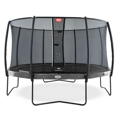 Produktbild von Berg Trampolin "Elite" mit Sicherheitsnetz Deluxe, 380 cm, Grau
