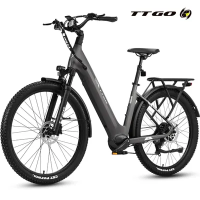 Produktbild von E-Bike Cityrad 28 Zoll, 70Nm, Drehmomentsensor, max. 120km, Federsattelstütze 7Gang SHIMANO, Kettenschaltung, Heckmotor, 720 Wh, 5 Stufen, Farbdisplay