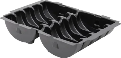Produktbild von STIER Systainer-Tiefzieheinsatz für Schleifmittel, Ø 150 mm, 200g, 10 Reihen