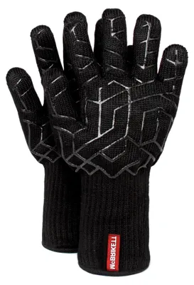 Produktbild von Hitzebeständige BBQ Grillhandschuhe, Ofenhandschuhe bis 500°C, Schwarz, Herren