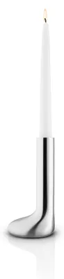 Kerzenhalter Mellow 17 cm Edelstahl glänzend für Kerzen
