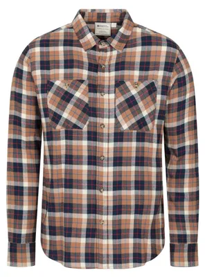 Produktbild von Mountain Warehouse - "Maine" Hemd für Herren, Flanell, Langärmlig MW5199 (XXL) (Hellbraun)