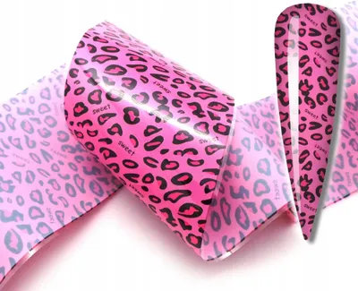 Obrázok produktu pre Transferfólia 10Cmx4Cm Rosa Leopard