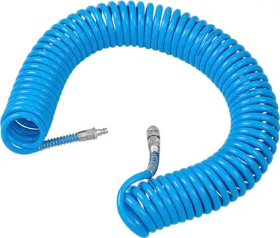 Immagine prodotto di Tubo a spirale per aria compressa, 15 m diametro 8 × 12 mm con attacchi rapidi inclusi
