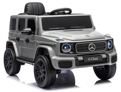 Image de Mercedes G 4x4 24V 2580 : véhicule gris, alimenté par batterie