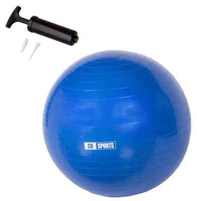 Produktbild von Pilates Ball mit 55cm Durchmesser, Schwangerschaftsball, Fitnessball, mit Pumpe, für Gymnastik