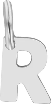 Produktbild von 925/- Echt Silber Anhänger "Feinsil" (ohne Kette), rhodiniert, Buchstabenanhänger