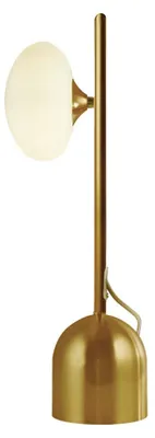 Obrázek produktu pro Stolní lampa, zlatý kov, opálové sklo, V 50 cm