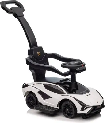 Produktbild von Lamborghini QLS-996T Aufsitzauto mit Anschieber Weiß