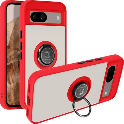 Immagine prodotto di Avizar, custodia per cellulare con supporto per anello Google Pixel 8a, rosso