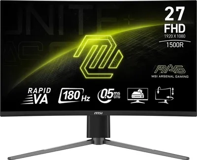 Produktbild von MSI MAG 27C6PF Computerbildschirm 68,6 cm (27") 1920 x 1080 Pixel Full HD Schwarz [] (MAG 27C6PF)