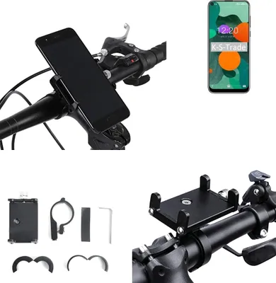Produktbild von K-S-Trade Handyhalterung für das Fahrrad kompatibel mit Oukitel C17 Pro Halter Lenkstange Fahrradhalterung Motorrad Bike Mount Befestigung Smartphone