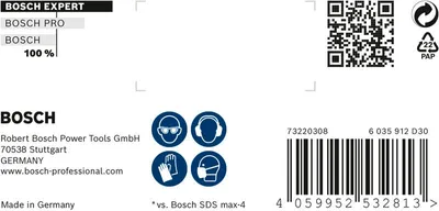 Immagine prodotto di Bosch EXPERT punta per martello SDS max-8X 14x200x340 mm