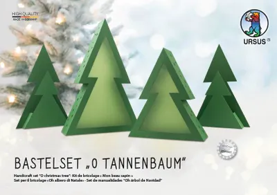 Produktbild von URSUS Bastelset "O Tannenbaum"