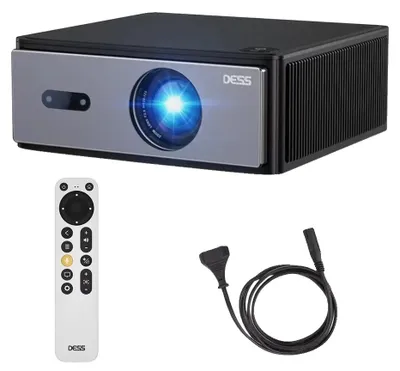 Zdjęcie produktu dla Projektor, rozdzielczość 1080p, funkcja autofokusa, kolor czarny, wtyczka zgodna z normami UE