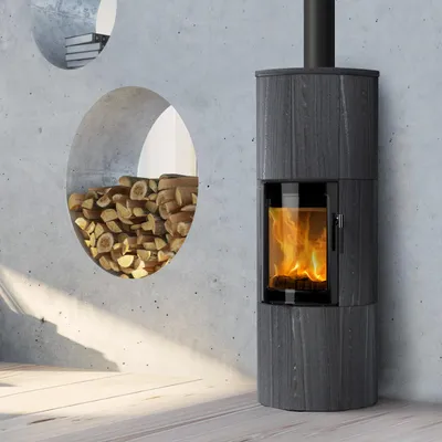 Produktbild von Lotus Maestro 152 Kaminofen Magic Tür/ Indian Night, Rauchabgang oben
