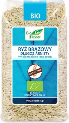 Produktbild von GLUTENFREIER -LANGKÖRNIGER BRAUNREIS 500 g –  PLANET