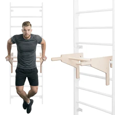 Obrázek produktu pro Hrazdy na zeď, výškově nastavitelné, pro posilování