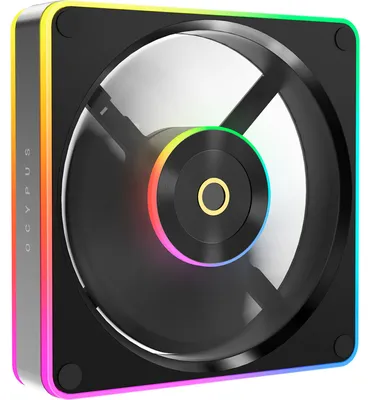 Imagen del producto de Ocypus Sigma F12 BK ARGB, ventilador, 12 cm, 800 RPM, 2200 RPM, color