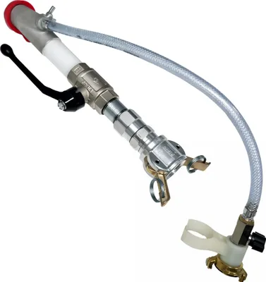 Produktbild von Feinputzgerät drehbar mit Kugelhahn 25cm mit Kupplung Spritze Spritz Gerät Putz Maschine G4 Putzmaschine