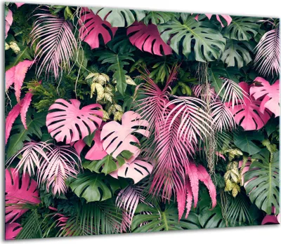 Produktbild von Herdabdeckplatten Glaskeramikkochfeld-Abdeckung Spritzschutz Glas 60x52cm Blumen