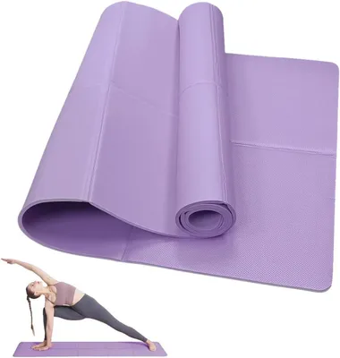 Immagine prodotto di Tappetino da yoga da 6 mm, in EVA, pieghevole, antiscivolo, ideale per il fitness