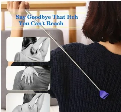 Produktbild von Ausziehbarer Rückenkratzer – ausziehbar – Rückenkratzer – Massage – juckender Rücken – Kratzen – Kratzgerät – Rückenkratzer – Stab – Gerät – Teleskopisch – verstellbar – verstellbar – Zubehör