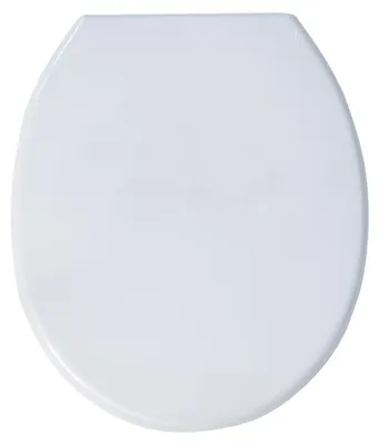 Obrázek produktu pro MSV 141021, Kulatý, Tvrdé toaletní prkénko, Bílá, Polypropylen (PP), 370 mm, 460 mm