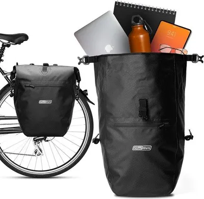 Produktbild von Famanu Fahrradtasche vielseitig einsetzbar - Schwarz