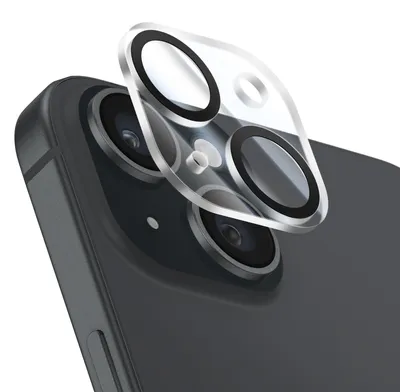 Produktbild von Zanaé, Kameraschutz für iPhone 15 / 15 Plus aus Panzerglas und Aluminium, Transparent