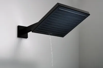 Produktbild von hansgrohe Brausearm E 390mm mattschwarz, 1 Stk.