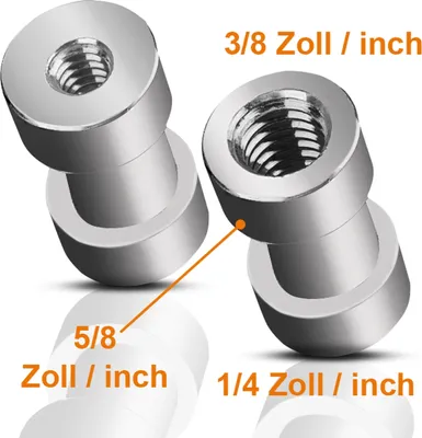 Image de Walimex pro Spigot 5/8«  avec filetage 1/4 » & 3/8