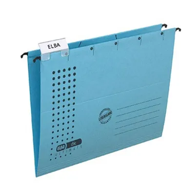Produktbild von ELBA Hängemappe chic® ULTIMATE® DIN A4 240g/m² Karton blau 5 St./Pack.