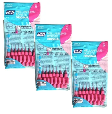 Produktbild von 3x8 TePe Original  Interdentalbürsten - 0,5mm rot