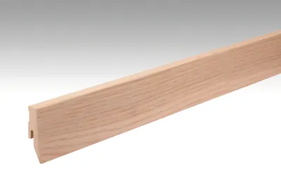Produktbild von MEISTER Fußleiste Profil 3 PK Eiche weiß Nature 1087 für Parkettböden - 2380 x 60 x 20 mm