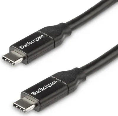 Zdjęcie produktu dla StarTech.com USB2C5C50CM, 0,5 m, USB C, USB C, USB 2.0, 0,48 Gbit/s, Czarny