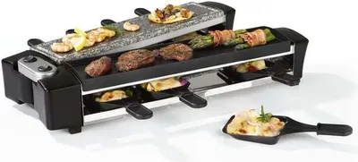 Produktbild von MAXXMEE 02119 Raclette-Grill-Kombigerät, Raclette-Grill mit heißem Stein