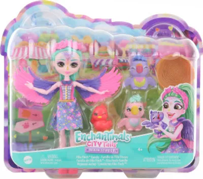 Obrázek produktu pro Enchantimals City Tails HKN15, Módní panenka, Ženy, 4 rok/roky, Chlapec/děvče, 170 mm, Vícebarevný
