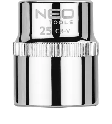 Zdjęcie produktu dla NEO TOOLS Nasadka sześciokątna 1/2", 25 mm, Superlock