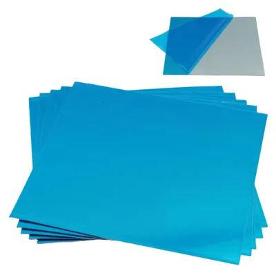 Zinkplatte 0,5 mm, 99,99 % rein, 5 Stück, 160 x 160 mm