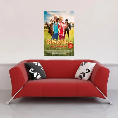 Image de Bibi & Tina - Poster - Full bewitched + 1 paquet de tesa Powerstrips® - contenu 20 pièces
