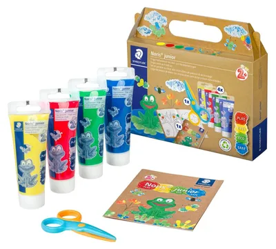 Produktbild von STAEDTLER Fingermalfarbe Noris junior Bastel-Set retail