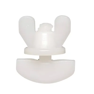 Produktbild von DELFRA 10 Universal Zwischenfeststeller für Gardinenschienen/Vorhangschienen